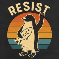 Penguin Resist Protest Against Tariffs Cool Comfort Performance Bucket Hat