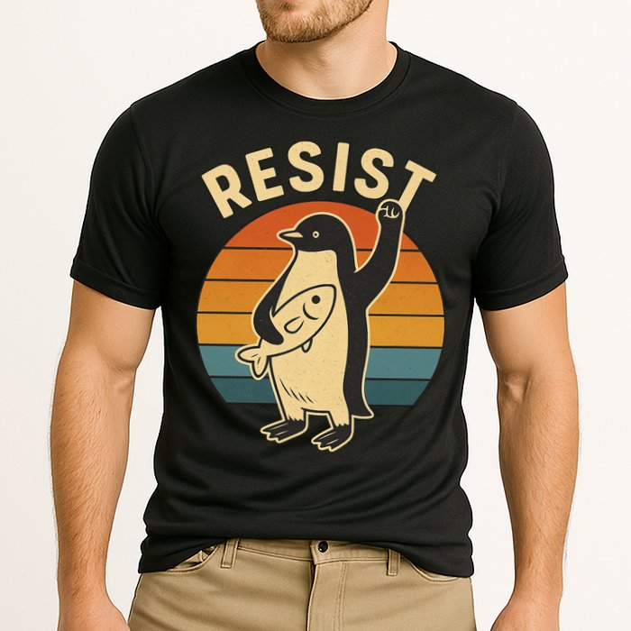 Penguin Resist Protest Against Tariffs Performance Shirt