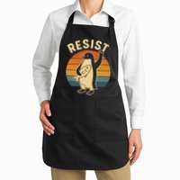 Penguin Resist Protest Against Tariffs Apron