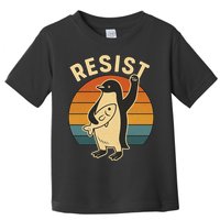 Penguin Resist Protest Against Tariffs Toddler T-Shirt