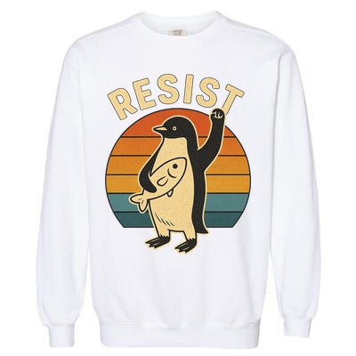 Penguin Resist Protest Against Tariffs Garment-Dyed Sweatshirt
