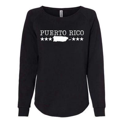 Puerto Rico Pride: Proud To Be Puerto Rican Womens California Wash Sweatshirt