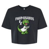 Pharmasaurus Rx Pharmacist Pharmacy Technician Apothecary Bella+Canvas Jersey Crop Tee