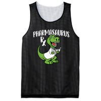 Pharmasaurus Rx Pharmacist Pharmacy Technician Apothecary Mesh Reversible Basketball Jersey Tank