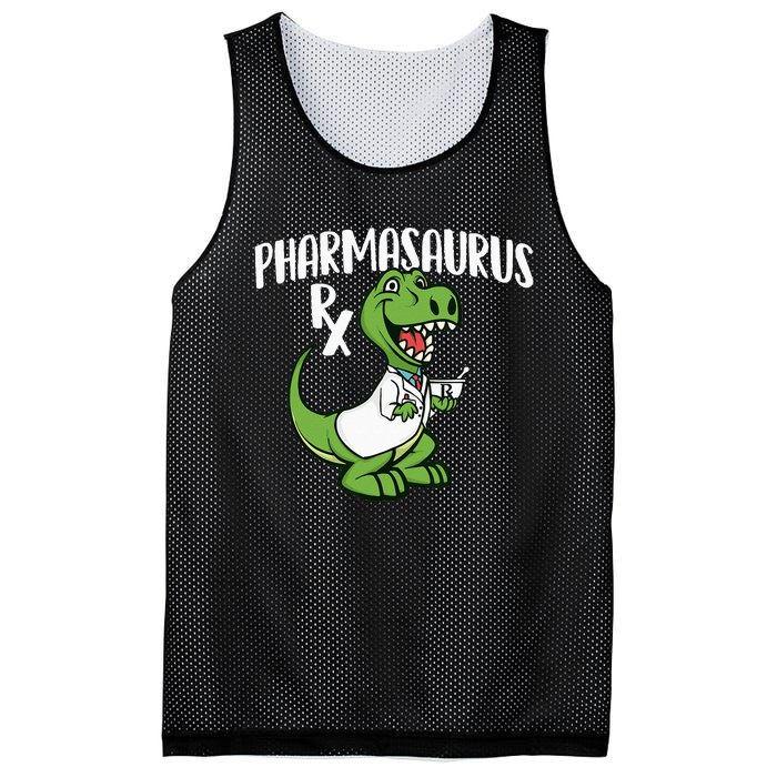 Pharmasaurus Rx Pharmacist Pharmacy Technician Apothecary Mesh Reversible Basketball Jersey Tank