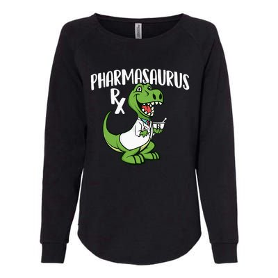 Pharmasaurus Rx Pharmacist Pharmacy Technician Apothecary Womens California Wash Sweatshirt