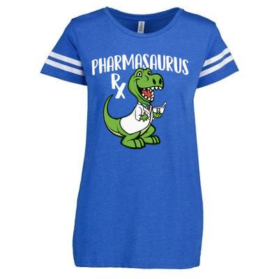 Pharmasaurus Rx Pharmacist Pharmacy Technician Apothecary Enza Ladies Jersey Football T-Shirt