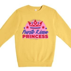 Puerto Rican Princess Premium Crewneck Sweatshirt