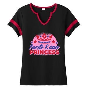 Puerto Rican Princess Ladies Halftime Notch Neck Tee