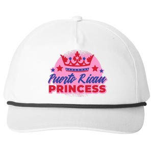 Puerto Rican Princess Snapback Five-Panel Rope Hat