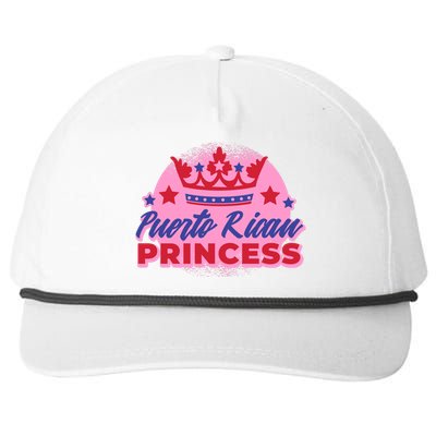 Puerto Rican Princess Snapback Five-Panel Rope Hat