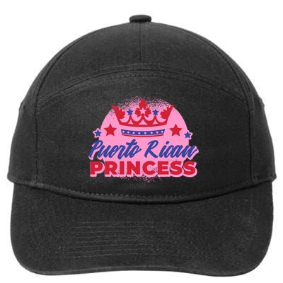 Puerto Rican Princess 7-Panel Snapback Hat