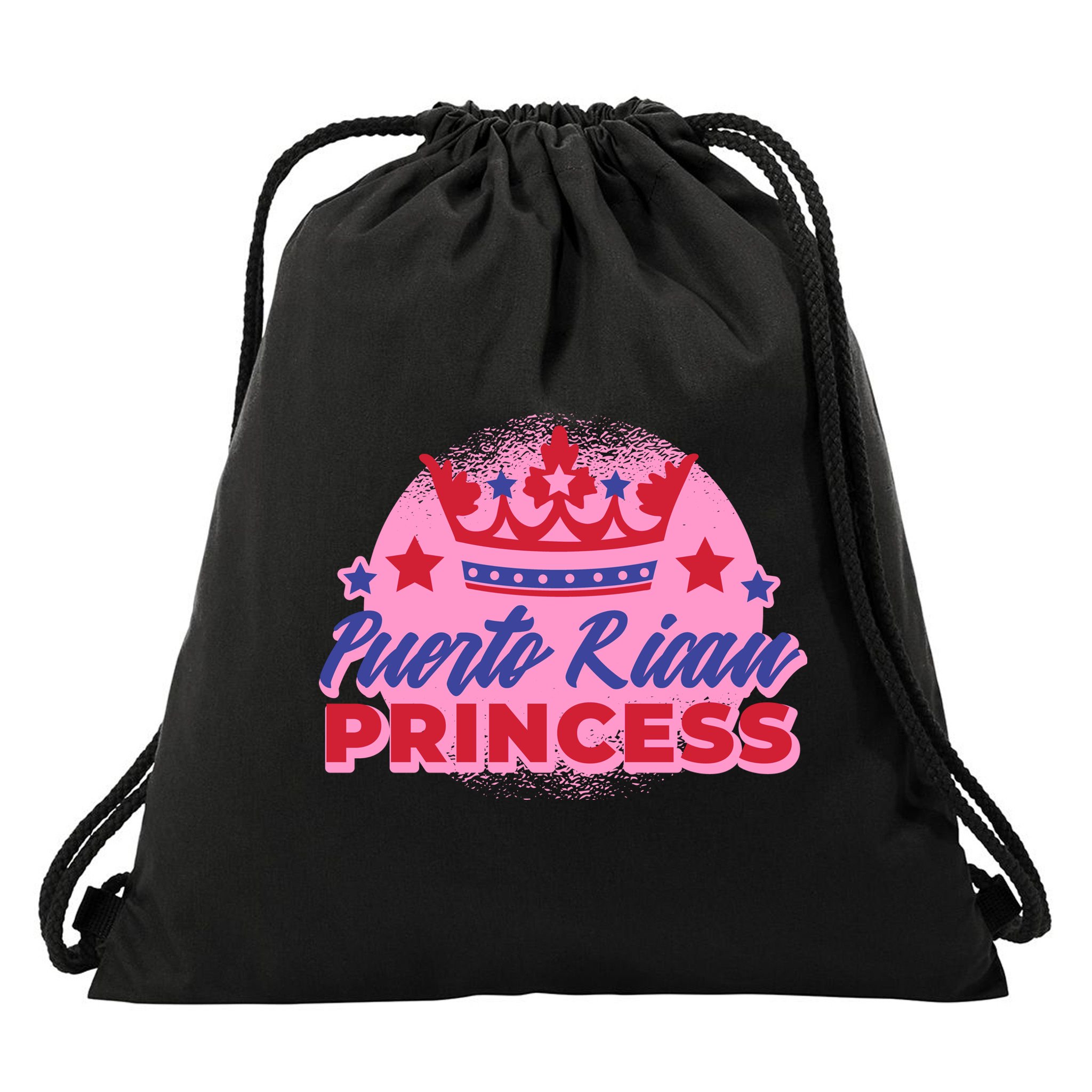 Puerto Rican Princess Drawstring Bag