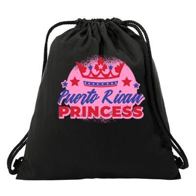 Puerto Rican Princess Drawstring Bag