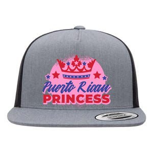 Puerto Rican Princess Flat Bill Trucker Hat