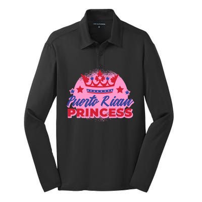 Puerto Rican Princess Silk Touch Performance Long Sleeve Polo