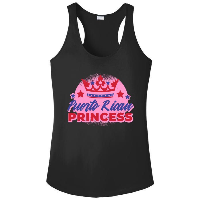 Puerto Rican Princess Ladies PosiCharge Competitor Racerback Tank