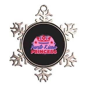 Puerto Rican Princess Metallic Star Ornament