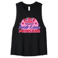 Puerto Rican Princess Women's Racerback Cropped Tank