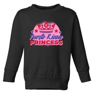 Puerto Rican Princess Toddler Sweatshirt