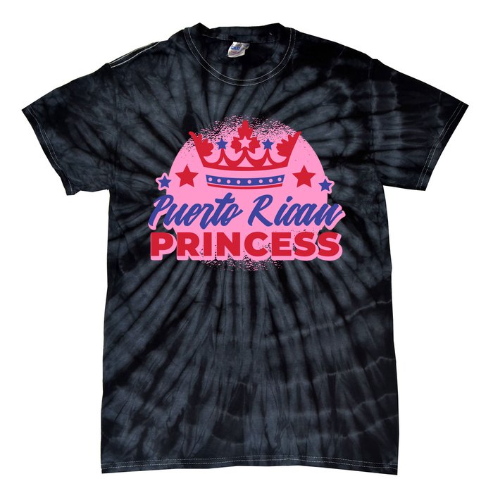 Puerto Rican Princess Tie-Dye T-Shirt