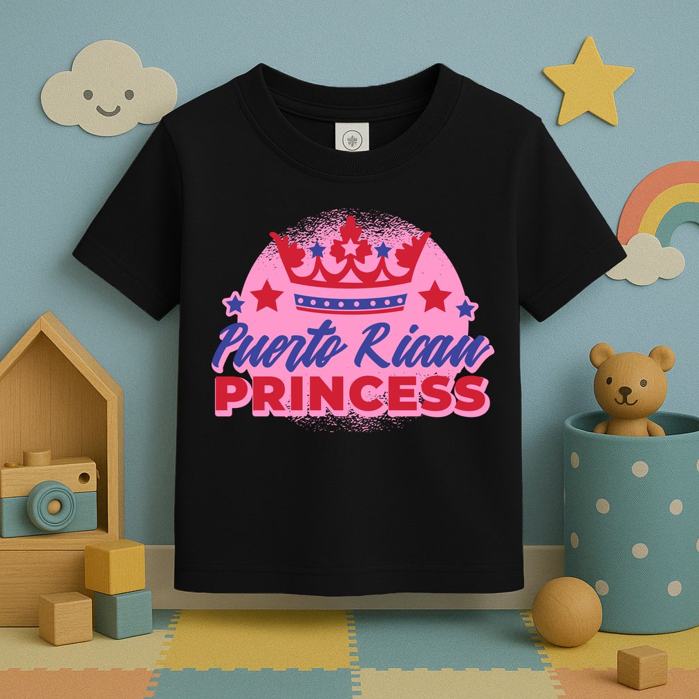 Puerto Rican Princess Toddler T-Shirt