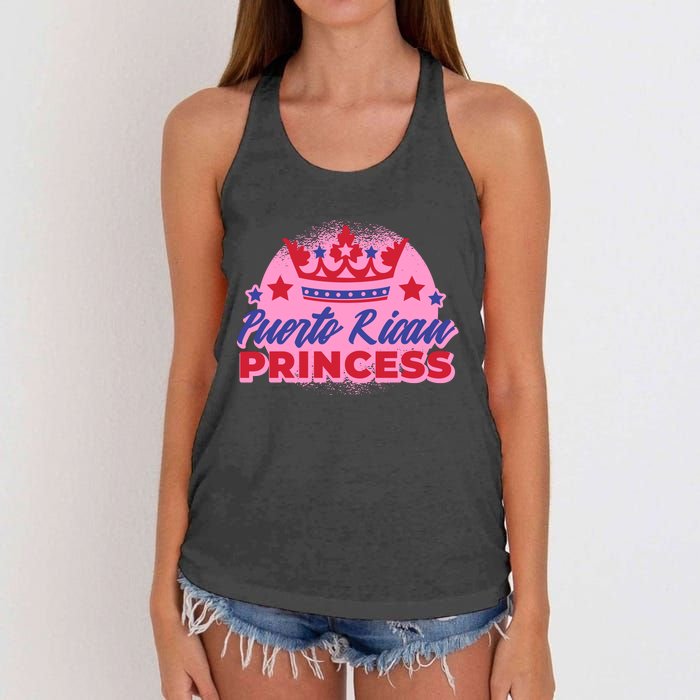 Puerto Rican Princess Women's Knotted Racerback Tank