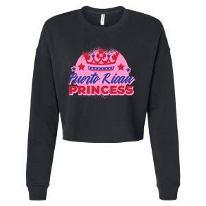 Puerto Rican Princess Cropped Pullover Crew