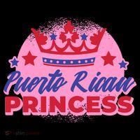 Puerto Rican Princess Women's V-Neck T-Shirt