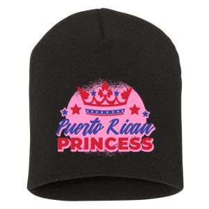 Puerto Rican Princess Short Acrylic Beanie