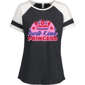 Puerto Rican Princess Enza Ladies Jersey Colorblock Tee