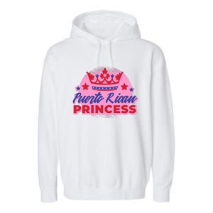 Puerto Rican Princess Garment-Dyed Fleece Hoodie