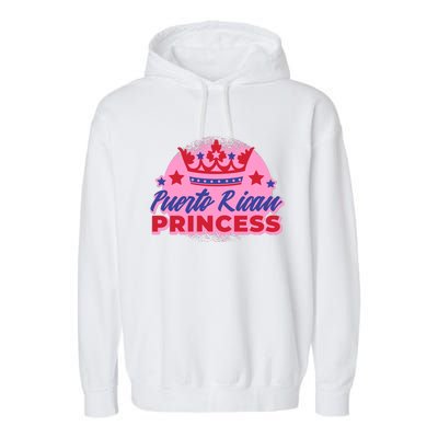 Puerto Rican Princess Garment-Dyed Fleece Hoodie