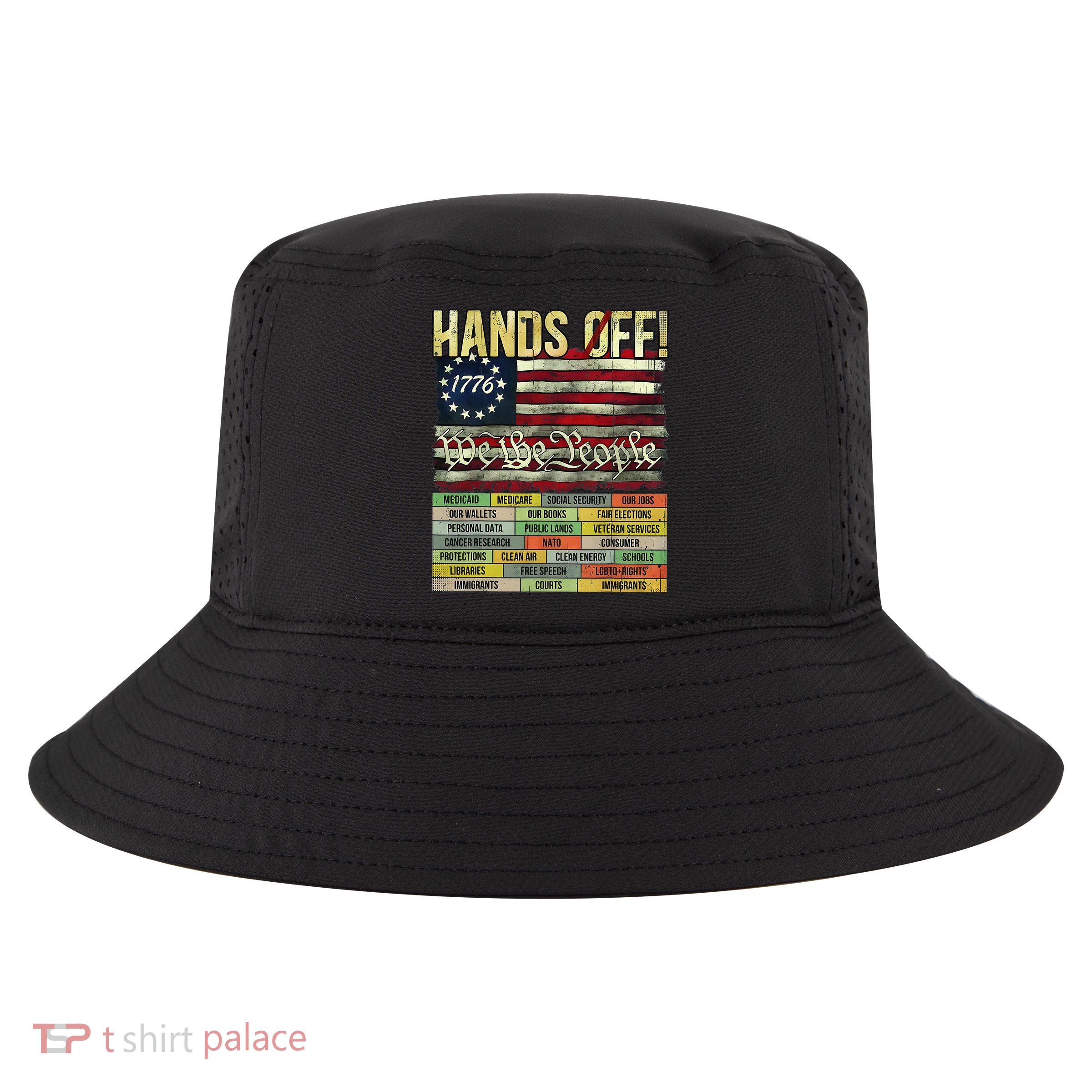 Penguin Resist Penguins Protest Against Tariffs Cool Comfort Performance Bucket Hat