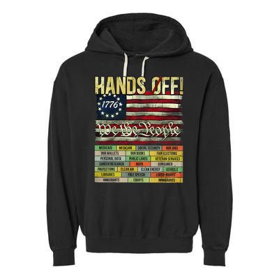 Penguin Resist Penguins Protest Against Tariffs Garment-Dyed Fleece Hoodie