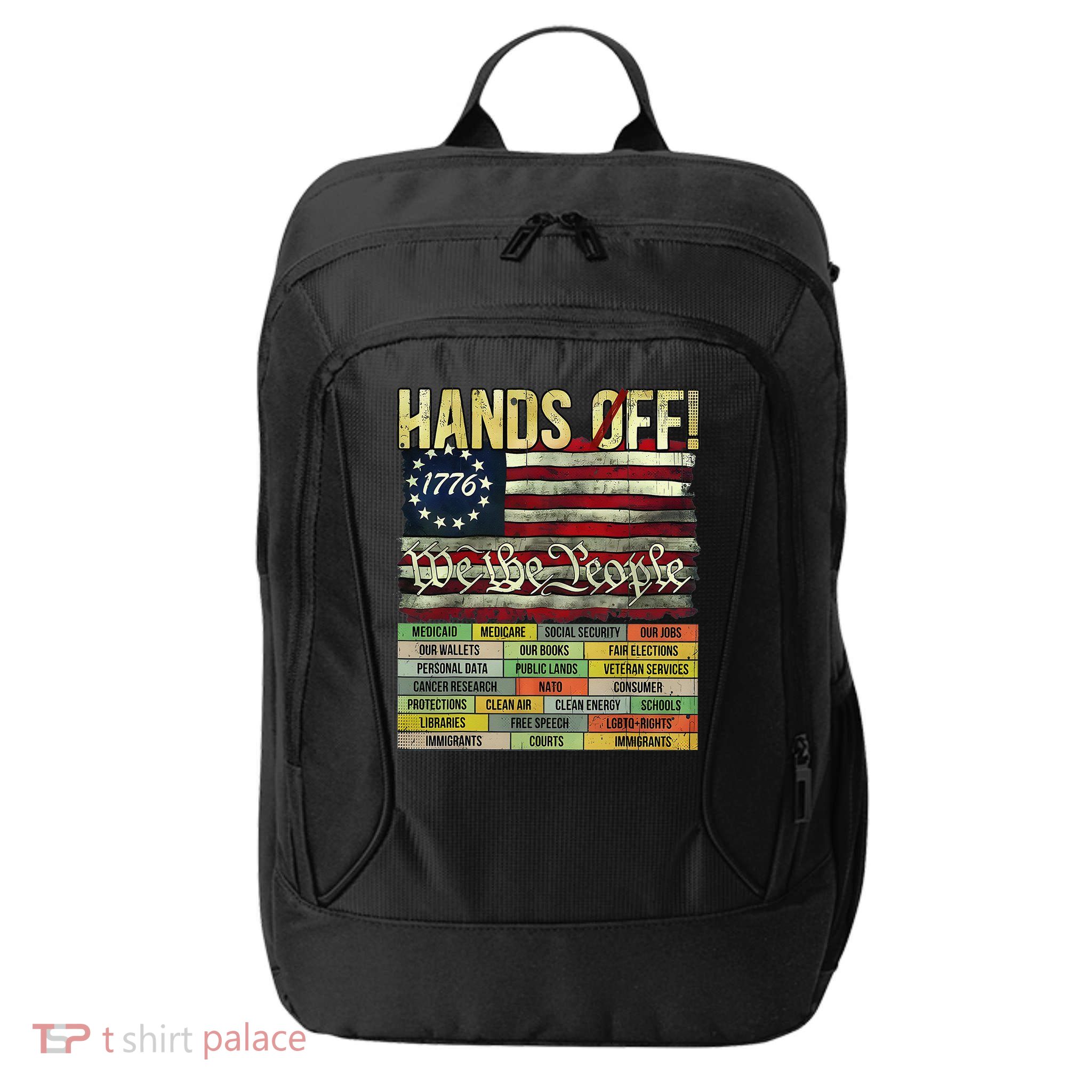 Penguin Resist Penguins Protest Against Tariffs City Backpack
