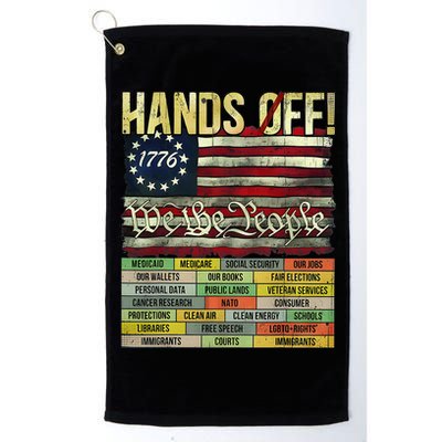 Penguin Resist Penguins Protest Against Tariffs Golf Towel