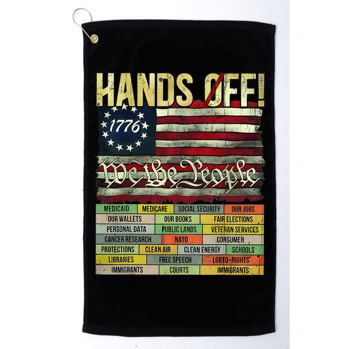 Penguin Resist Penguins Protest Against Tariffs Golf Towel