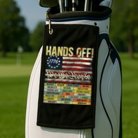 Penguin Resist Penguins Protest Against Tariffs Golf Towel