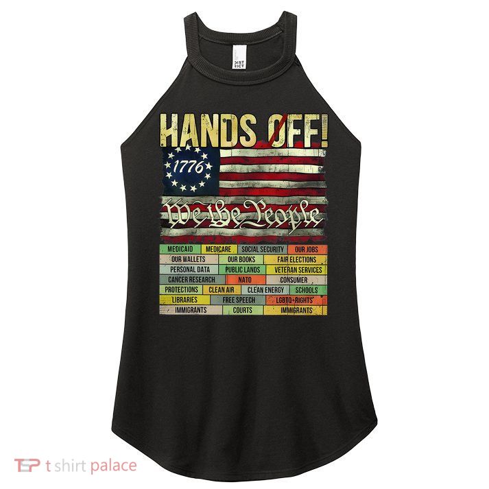 Penguin Resist Penguins Protest Against Tariffs Women's Perfect Tri Rocker Tank