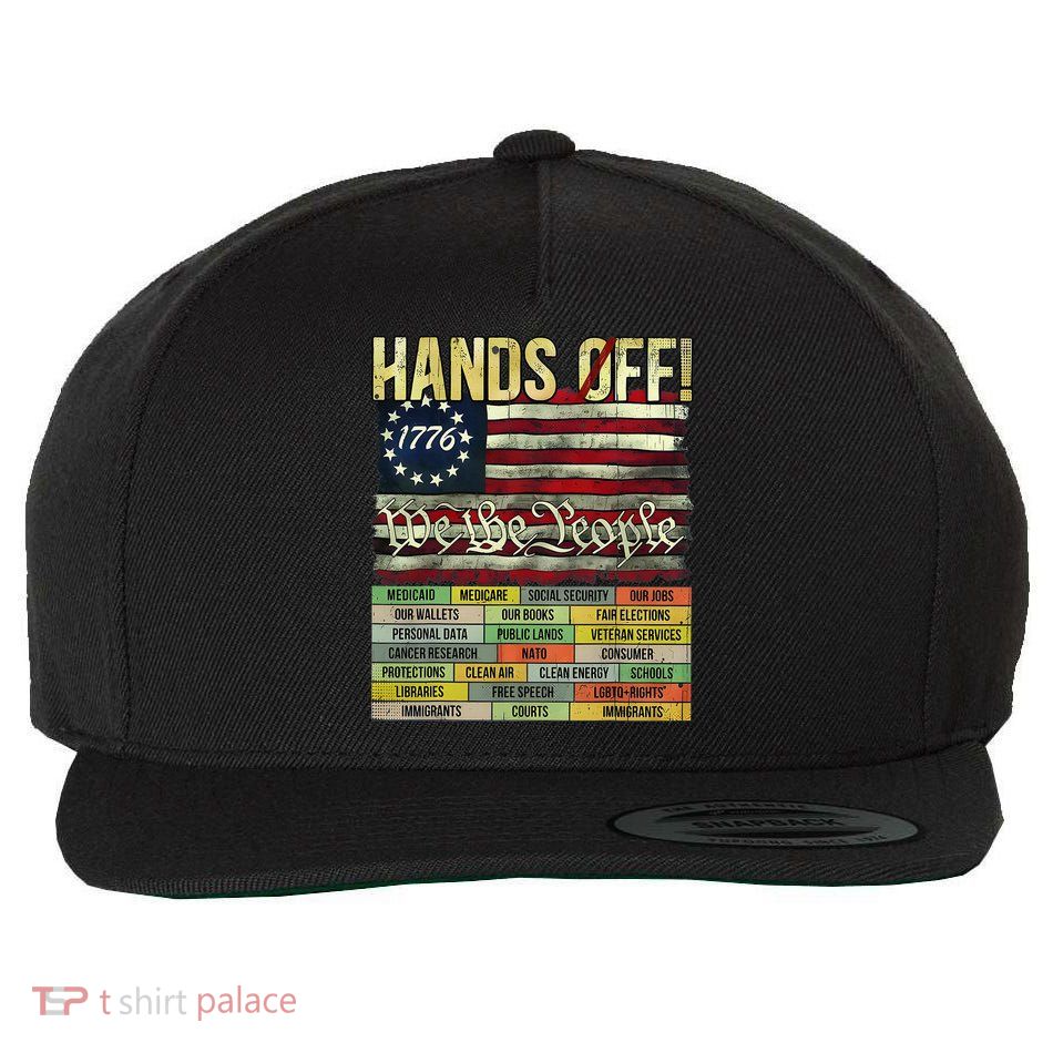 Penguin Resist Penguins Protest Against Tariffs Wool Snapback Cap