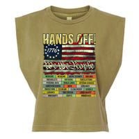 Penguin Resist Penguins Protest Against Tariffs Garment-Dyed Women's Muscle Tee