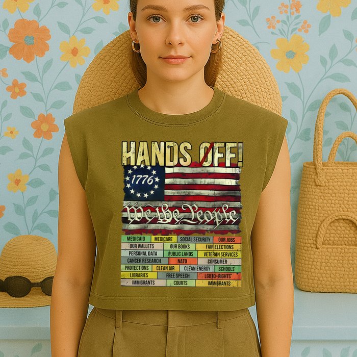 Penguin Resist Penguins Protest Against Tariffs Garment-Dyed Women's Muscle Tee
