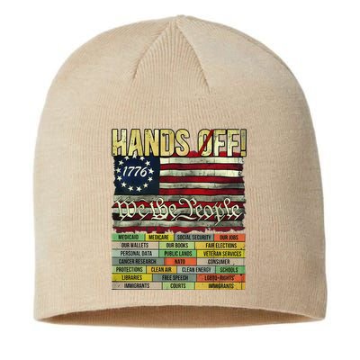 Penguin Resist Penguins Protest Against Tariffs Sustainable Beanie