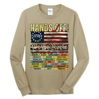 Penguin Resist Penguins Protest Against Tariffs Tall Long Sleeve T-Shirt