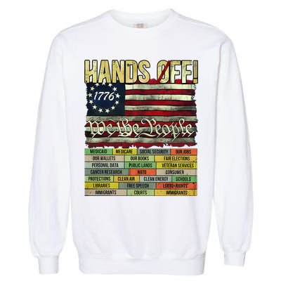 Penguin Resist Penguins Protest Against Tariffs Garment-Dyed Sweatshirt