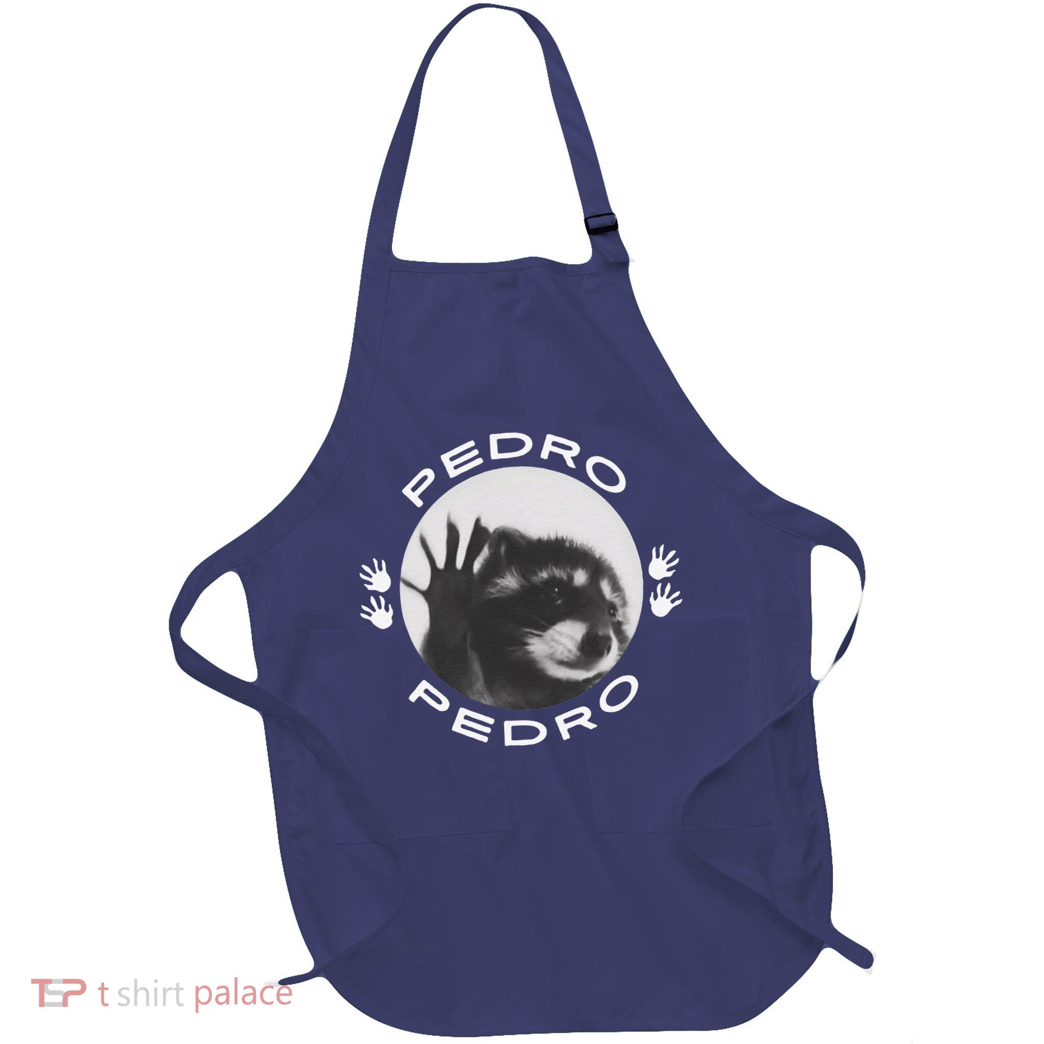 Pedro Raccoon Full-Length Apron With Pockets