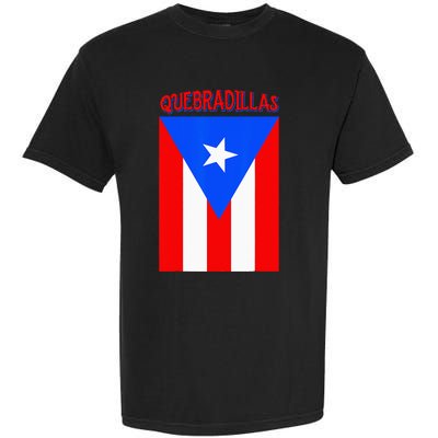 Puerto Rican Quebradillas Puerto Rico Flag Garment-Dyed Heavyweight T-Shirt