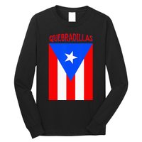 Puerto Rican Quebradillas Puerto Rico Flag Long Sleeve Shirt