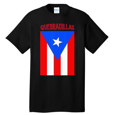 Puerto Rican Quebradillas Puerto Rico Flag Tall T-Shirt